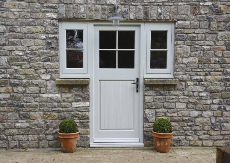 Timber windows timber back door