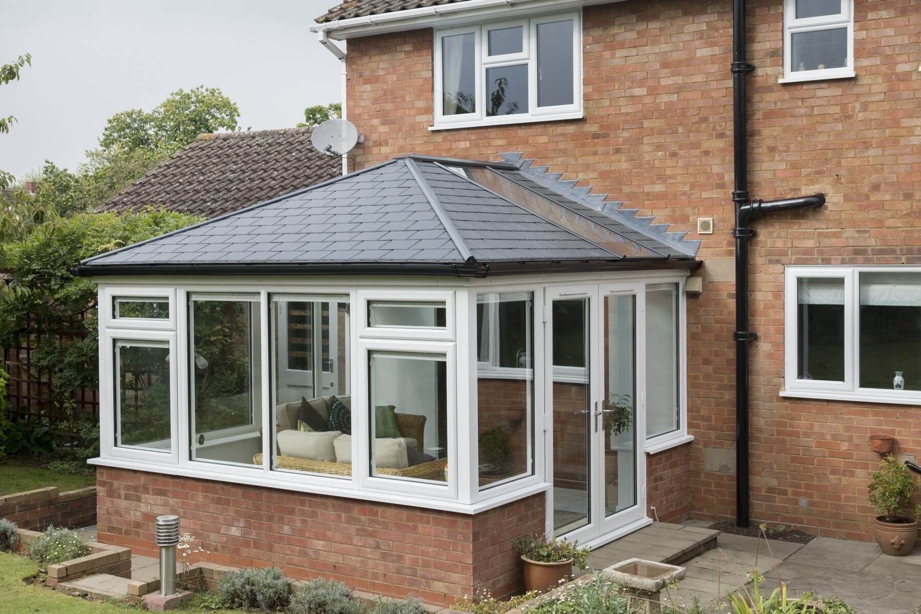 Solid conservatory roof replacement