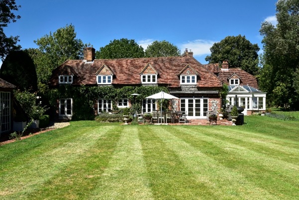 17th century home with new windows